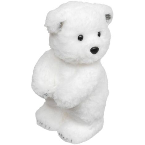 Déco de Noël Ourson blanc debout H 25 cm - Feeric Christmas (1/2)