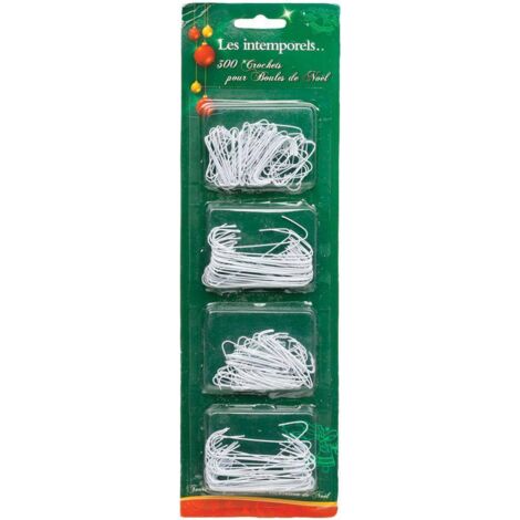 Déco de sapin Set de 300 Crochets métal pour Boules de noël - Feeric Christmas (1/5)