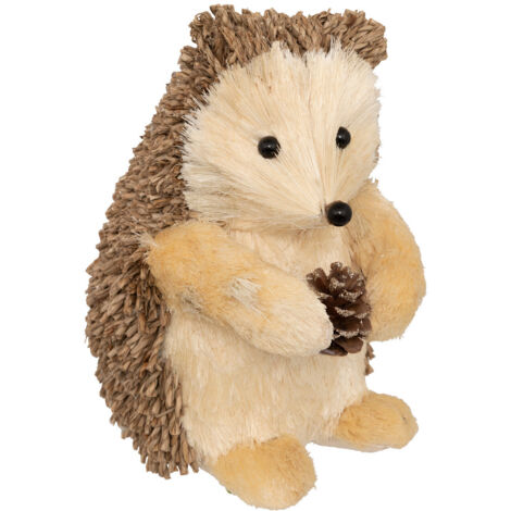Déco de Noël Hérisson Marron pailleté H 24 cm - Feeric Christmas (1/2)