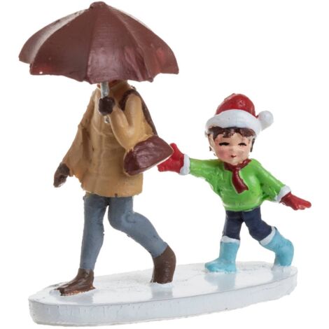 Accessoire pour Village de Noël Santon Villageois - Feeric Christmas (1/5)