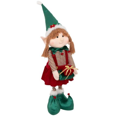 Déco de Noël Lutin filou multicolore téléscopique H maxi 165 cm - Feeric Christmas (1/5)