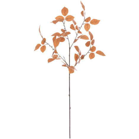 Branche décorative spéciale fêtes Feuille de Rosier Cuivre H 80 cm - Feeric Christmas (1/2)