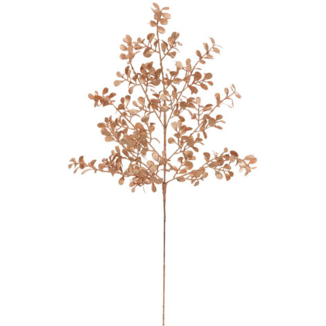 Branche décorative spéciale fêtes Feuillage cuivré pailleté H 68 cm - Feeric Christmas (1/2)