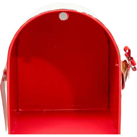 Glac Store Boîte Aux Lettres De Noël Du Père Noël, Rouge En Métal, 115