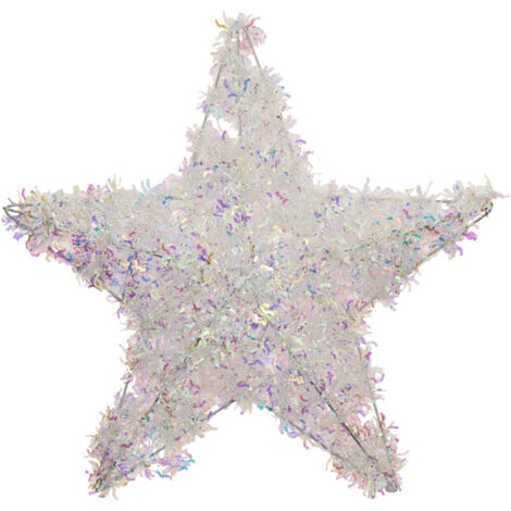 Suspension de Noël Étoile holographique H 40 cm - Feeric Christmas (1/2)