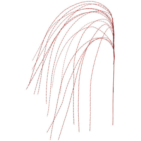 Branche décorative spéciale fêtes métal Rouge H 120 cm - Feeric Christmas (1/2)