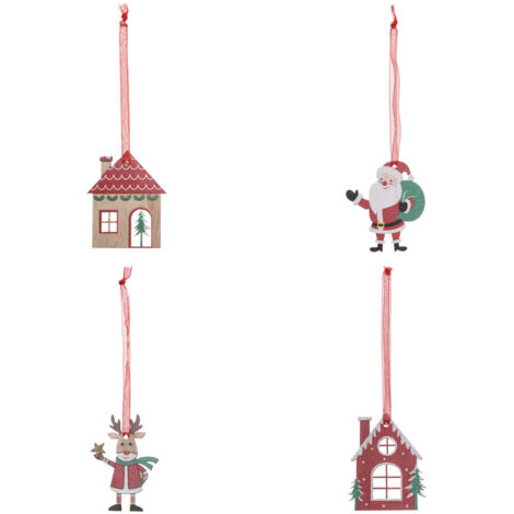 Sujet de Noël en Bois Kit 4 pièces La Tradition de Noël - Feeric Christmas (1/5)