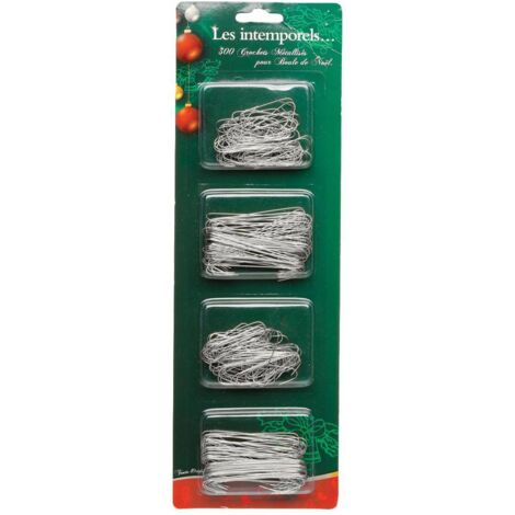 Déco de sapin Set de 300 Crochets métal pour Boules de noël - Feeric Christmas (1/5)