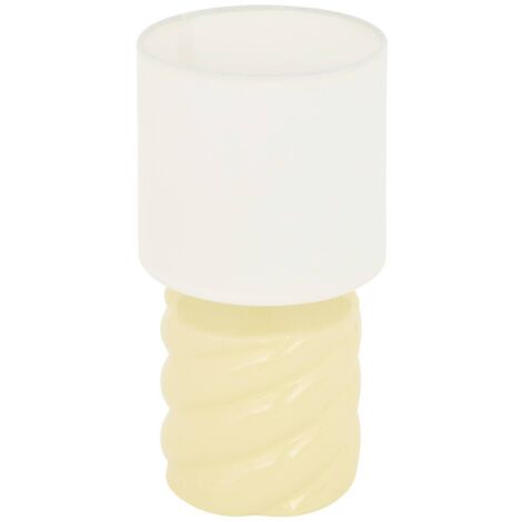 Lampe Noly H27cm jaune poussin - Atmosphera créateur d'intérieur