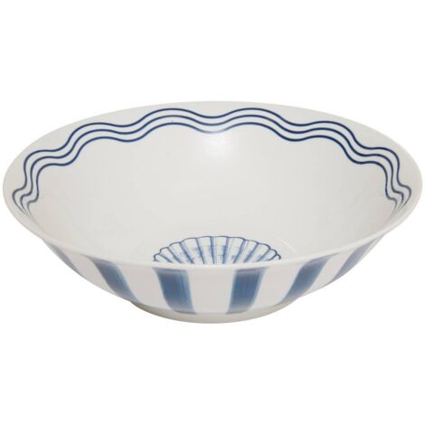 Saladier Oceania D25,8cm bleu - Atmosphera créateur d'intérieur