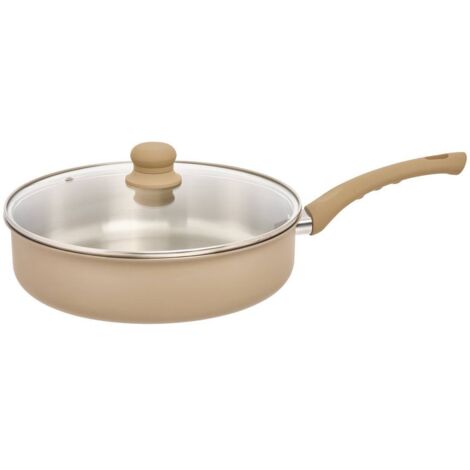 Sauteuse solstice d28cm aluminium beige - 5five