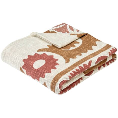 Dessus de lit Sienna 260x240 terracotta - Atmosphera créateur d'intérieur