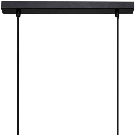 Suspension Jake métal noir H120cm - Atmosphera créateur d'intérieur