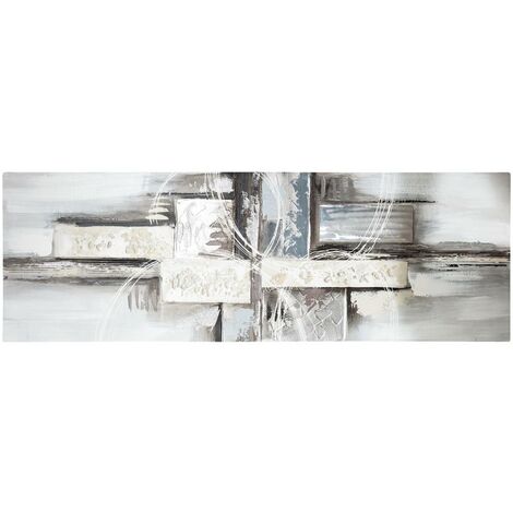 Toile peinte Kylia abstrait 150x50cm - Atmosphera créateur d'intérieur