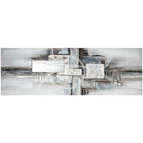 Toile peinte Kylia abstrait 150x50cm - Atmosphera créateur d'intérieur