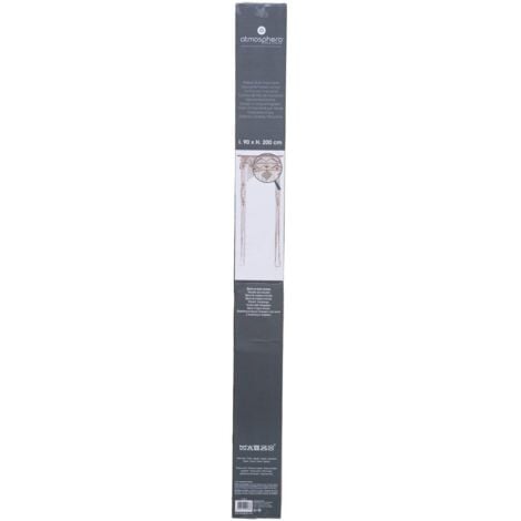 Rideau fil Arche macramé blanc ivoire 90x200cm - Atmosphera créateur d'intérieur