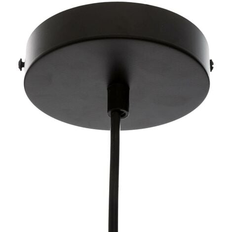 Suspension filaire Galt métal noir D34cm - Atmosphera créateur d'intérieur