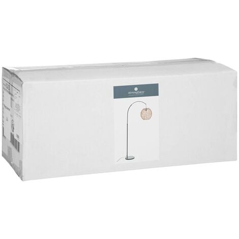 Lampadaire arc Raahe métal noir H180cm - Atmosphera créateur d'intérieur