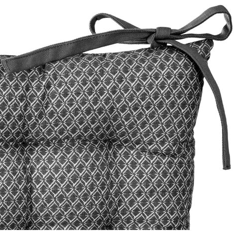 Galette de chaise Otto gris 38x38cm - Atmosphera créateur d'intérieur