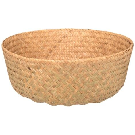 Panier roseau Seagrass naturel D40cm - Atmosphera créateur d'intérieur
