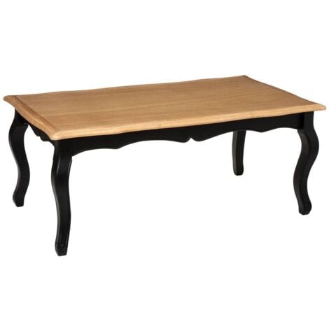 Table basse Chrysa noir 110x60cm Atmosphera cr ateur d int rieur