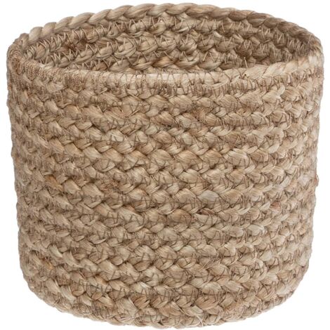 Set de 3 paniers Jackson en jute blanc D11 16 19cm - Atmosphera créateur d'intérieur