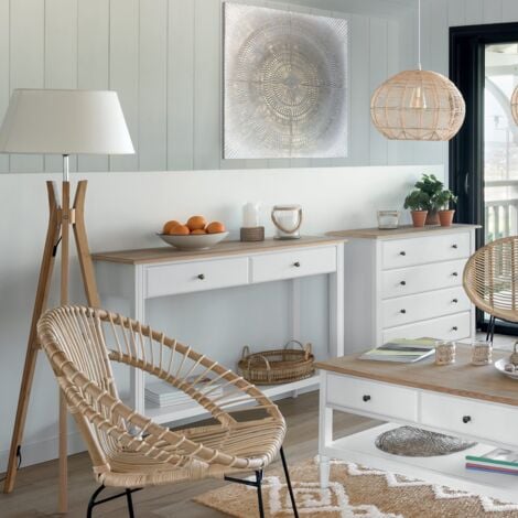 Lampadaire trépied Kalo bambou H156cm - Atmosphera créateur d'intérieur