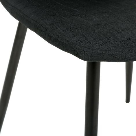 Lot de 2 chaises Tyka noir - Atmosphera créateur d'intérieur