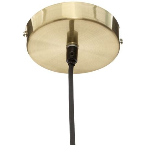 Suspension boule Dris métal doré D20cm - Atmosphera créateur d'intérieur
