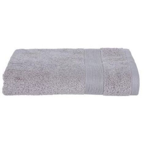 Drap de bain en Coton Taupe tissu éponge 70 x 130 cm - Atmosphera