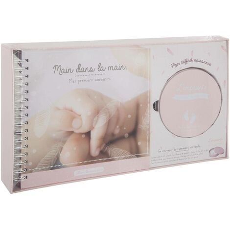 Coffret Naissance Album photos et Boîte à Empreinte - Atmosphera