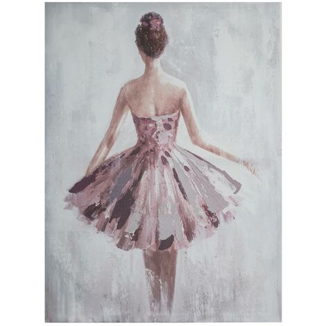 Toile peinte Danseuse 58x78cm - Atmosphera créateur d'intérieur
