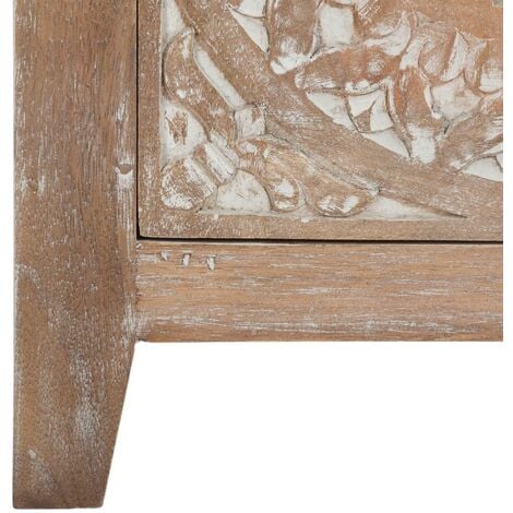 Table de chevet Shirel manguier H44,5cm - Atmosphera créateur d'intérieur