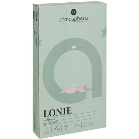 Suspension enfant rose H64cm - Atmosphera créateur d'intérieur