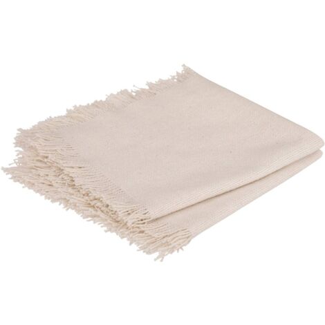 Lot de 12 serviettes de table coloris Blanc- Dim : L.40 x l.40 cm