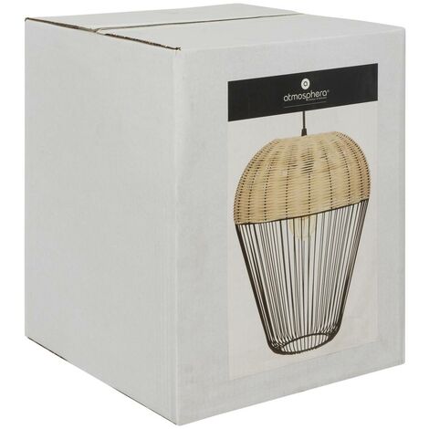 Suspension Anea métal noir D31cm - Atmosphera créateur d'intérieur