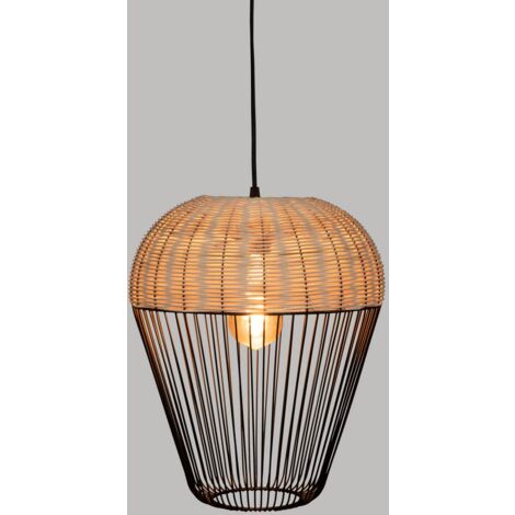 Suspension Anea métal noir D31cm - Atmosphera créateur d'intérieur