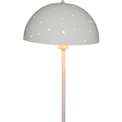Lampadaire enfant Champignon métal blanc H150cm - Atmosphera créateur d'intérieur
