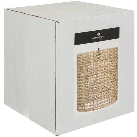 Suspension Sefia beige D37cm - Atmosphera créateur d'intérieur