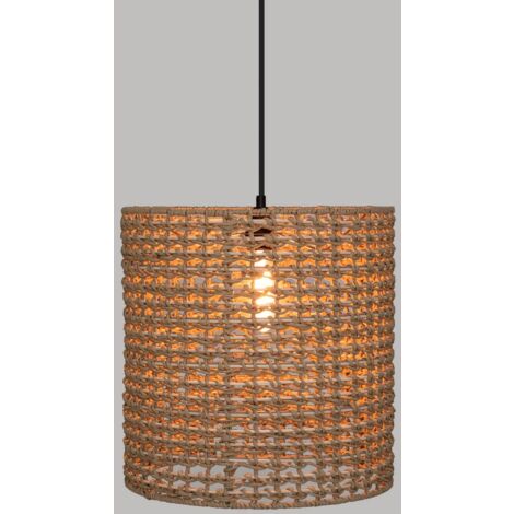 Suspension Sefia beige D37cm - Atmosphera créateur d'intérieur