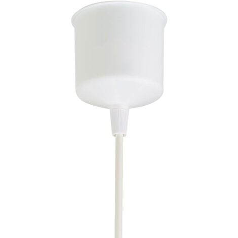 Suspension métal Moki blanc D42cm - Atmosphera créateur d'intérieur