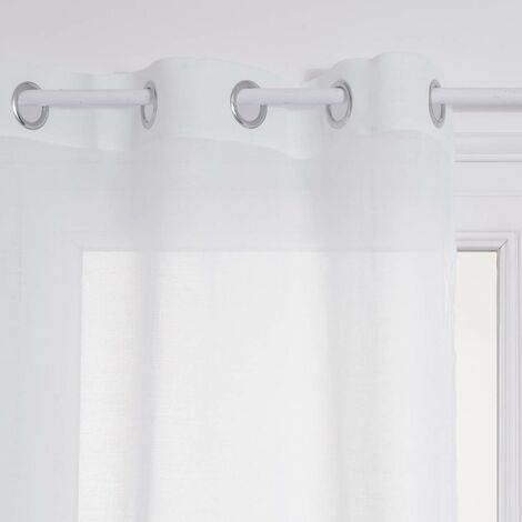 Rideau Ana - blanc - 140x240 cm - Atmosphera Créateur d'Intérieur