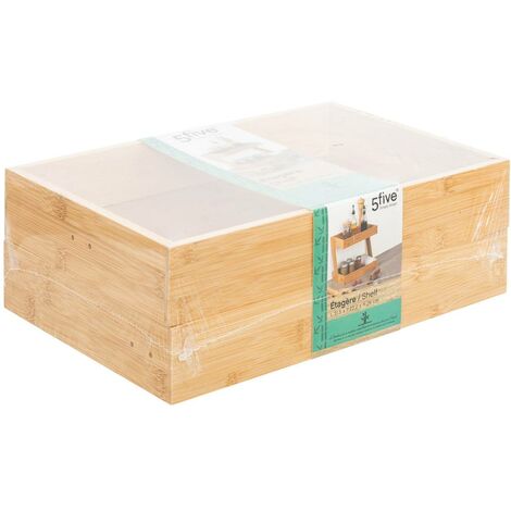 Organiseur 2 plateaux bambou grand modèle - 5five