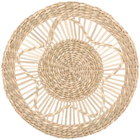 Set de 3 déco murales roseau D18 28 38cm - Atmosphera créateur d'intérieur