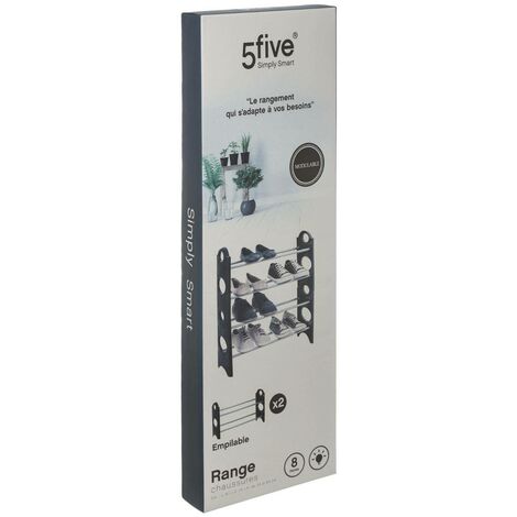 Range-chaussures x8 noir - 5five