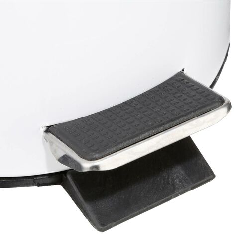Poubelle ronde métal 3l colorama blanc - 5five