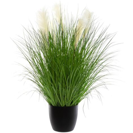Plante artificielle Bouquet Herbes dans un Pot H 105 cm - Atmosphera