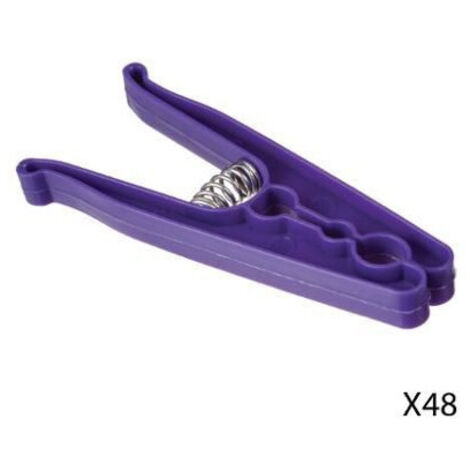 Lot De 10 Pinces à Ressort En Tissu éponge Pour Une