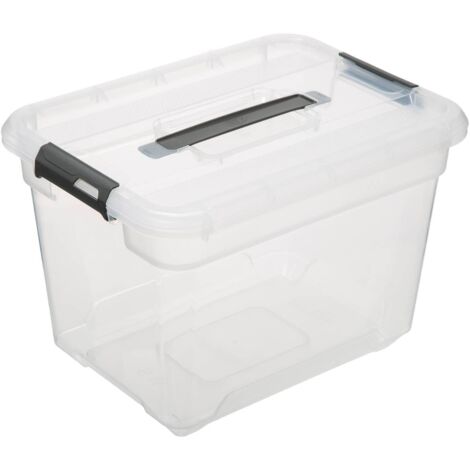 Boîte en plastique transparente 18l solutions+ - 5five