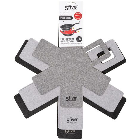 Lot de 6 protections de base en feutre pour poêles à frire (1/5)
